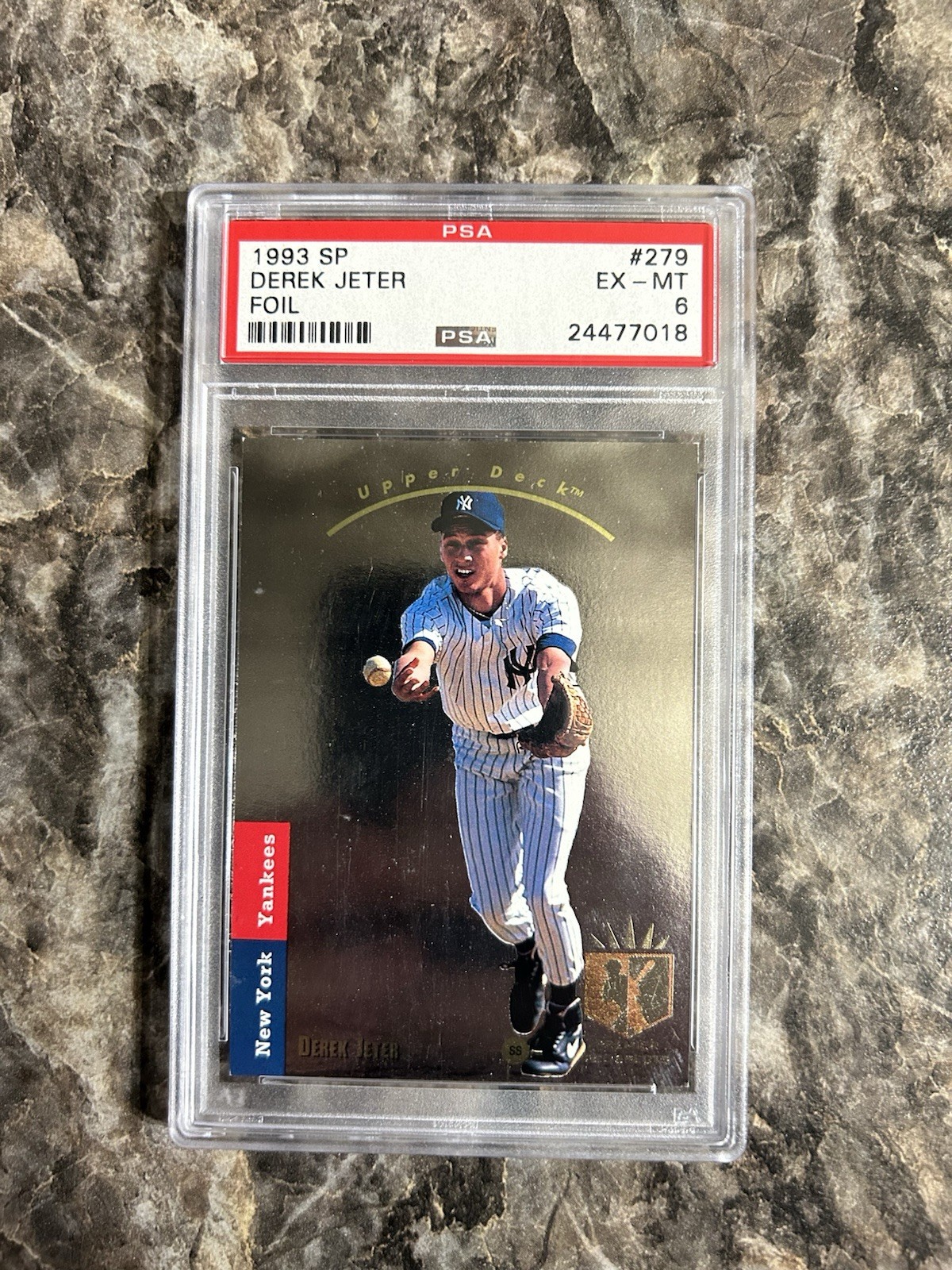 1993 SP Upper Deck Derek Jeter Foil #279 PSA 6 MLB New York Yankees