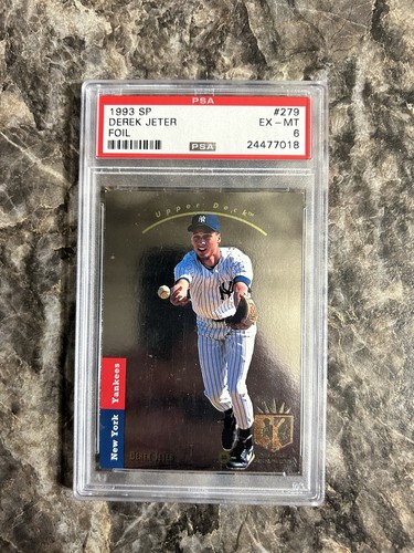 1993 SP Upper Deck Derek Jeter Foil #279 PSA 6 MLB New York Yankees