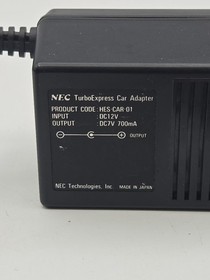 NEC Turbo Grafx Turbo Express Car Adapter Pre-Owned Working 