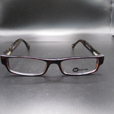 Modern Reality Eyeglass Frames Tortoise Full Rim 48-18-140 Demo Lenses