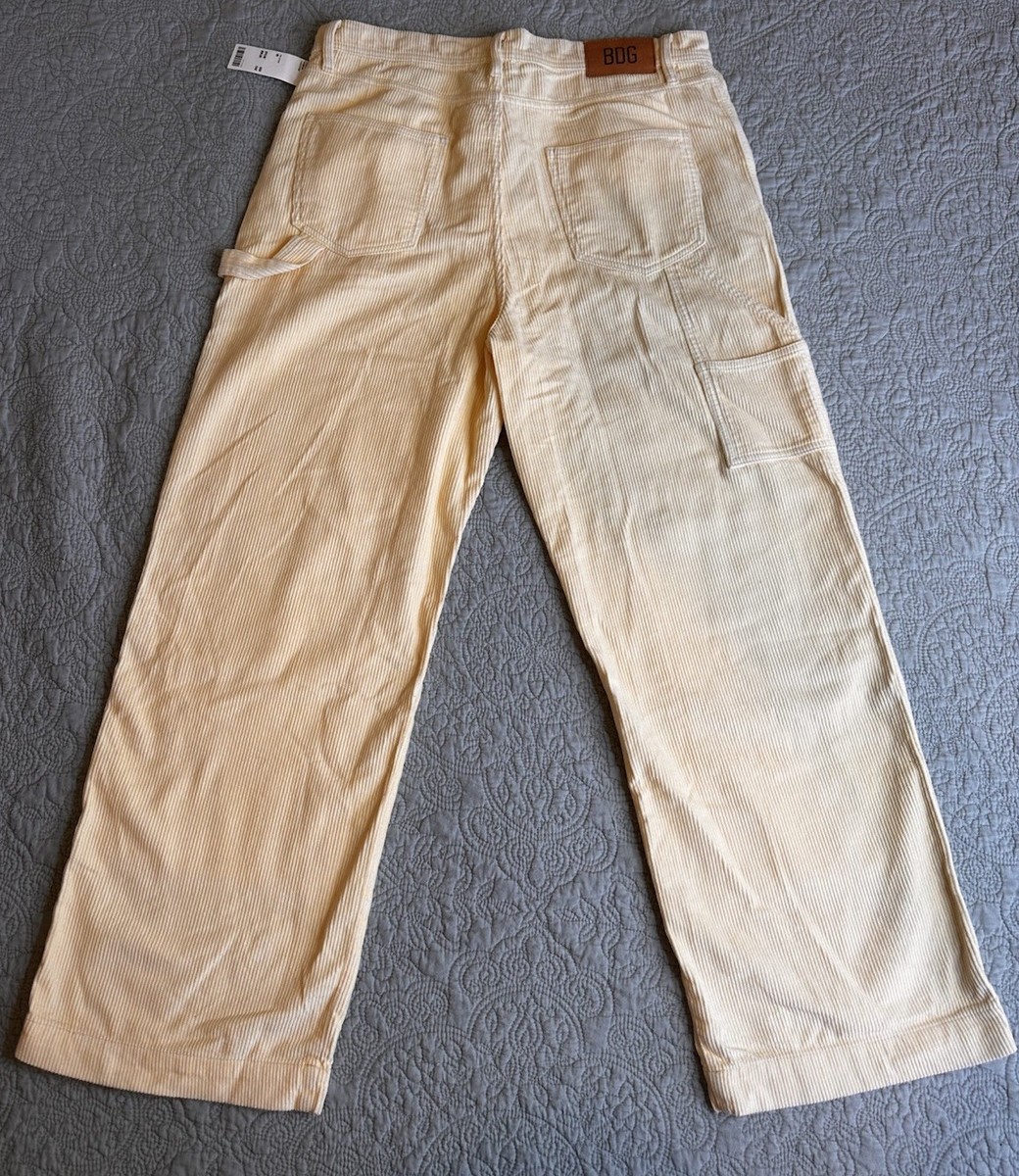 Urban Outfitters BDG Beige Corduroy Carpenter Pants 36W Regular