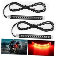 2PCS 5Inch LED Motorcycle Turn Signal Running Brake Stop Tail Light Amber