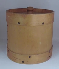 Staved Wooden Flour/Sugar Firkin/Storage Box