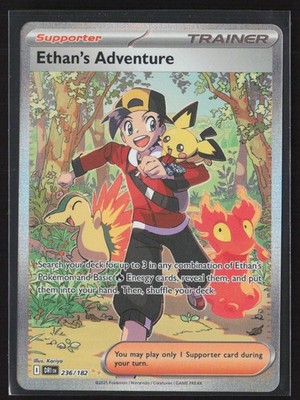 Ethan's Adventure 236/182 Destined Rivals Pokemon Holo NM
