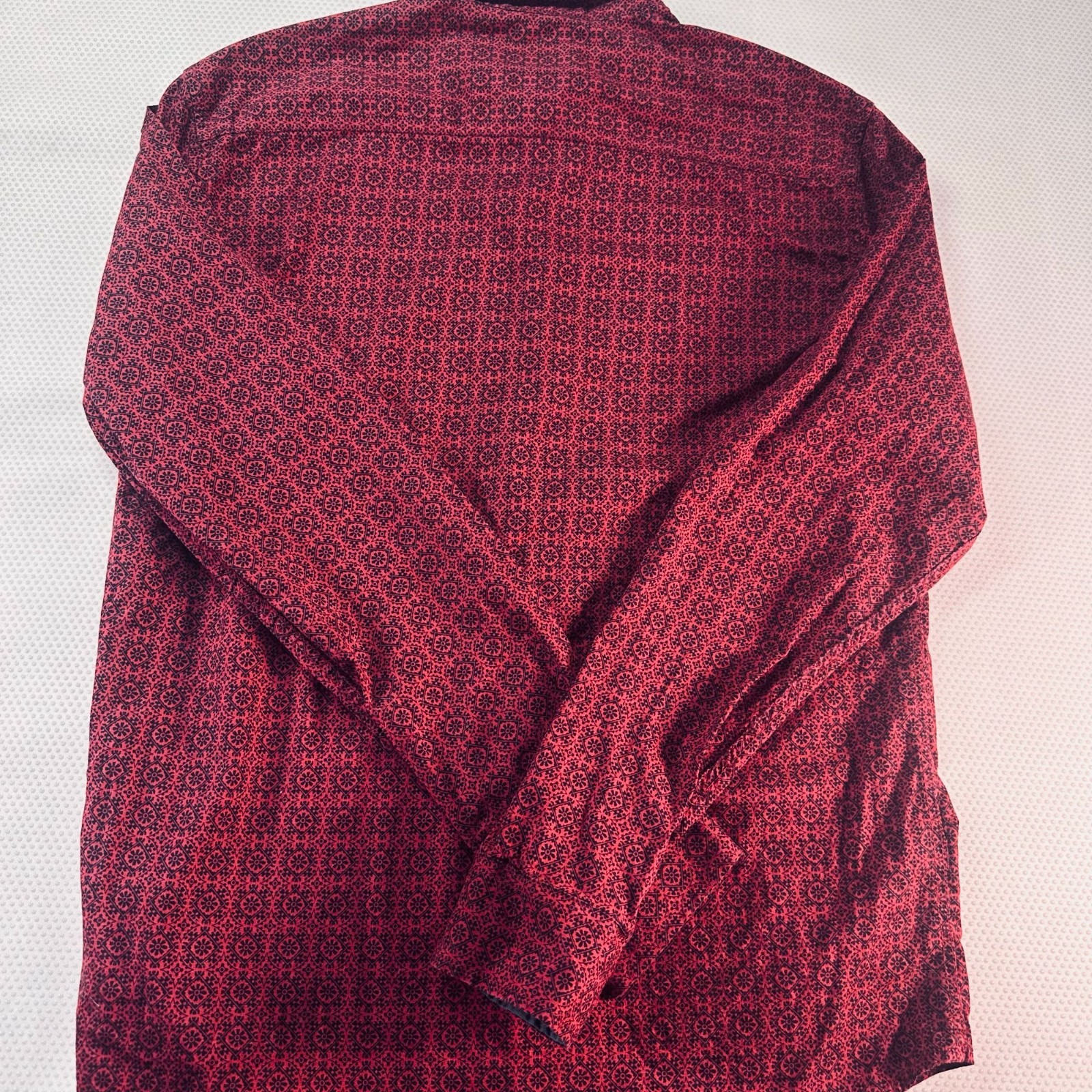 Consequence Mens Button-Down Shirt Red Black Slim… - image 7