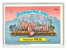 Nailed Neil 155b 1986 Garbage Pail Kids Series 4 🔥 Vintage Topps GPK OS4