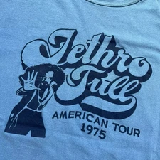Jethro Tull Shirt, Jethro Tull American Tour 1975 T-shirt Unisex S-5XL