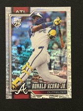2026 Topps Series 1 Celebration Ronald Acuna Jr Opening Day Foil Braves #50