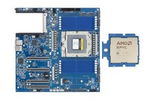 Gigabyte MZ33-CP1 SP5 Motherboard  AMD EPYC 9755 QS ES 128C CPU Server Tested