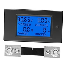 DC Multifunction Battery Monitor Meter, 6.5-100V, 0-100A DC 100A Battery Meter