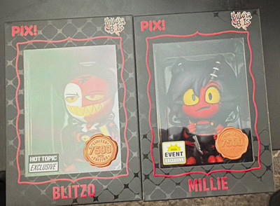 Thrilljoy Pix! Helluva Boss Blitzo & Millie Hot Topic Exclusive Limited 7500