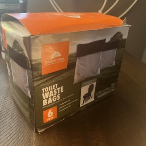 Reliance 268313 2L Double Doodie Toilet Waste Bag, Pack of 5