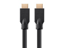 Monoprice High Speed HDMI Cable 25ft, Black, 4K  24Hz, 10.2Gbps, 24AWG, CL2