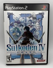 Suikoden IV (Sony PlayStation 2, 2005) Complete CIB *TESTED / WORKS*