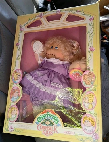 1986 Cabbage Patch Kids Cornsilk Doll Complete Papers New NIB Blonde