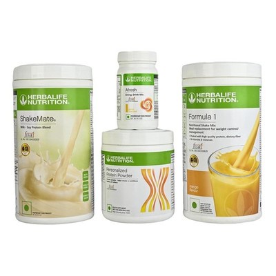 HERBALIFE Weight Loss Combo Formula1 Mango, shakemate, protein powder, afresh