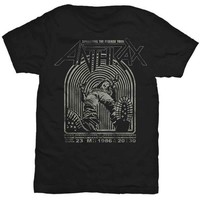 Anthrax T Shirt Spreading The Disease Tour 1986 Flyer Nue Offiziell Herren Size