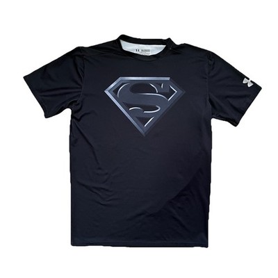 Under Armour Superman Man Of Steel Alter Ego Compression Shirt Mens XXL Black