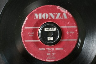 BIG ''C'' & THE GALAXIES ''THEN YOU'LL KNOW'' DOO-WOP/ROCKER ON MONZA (VG) LISTEN!