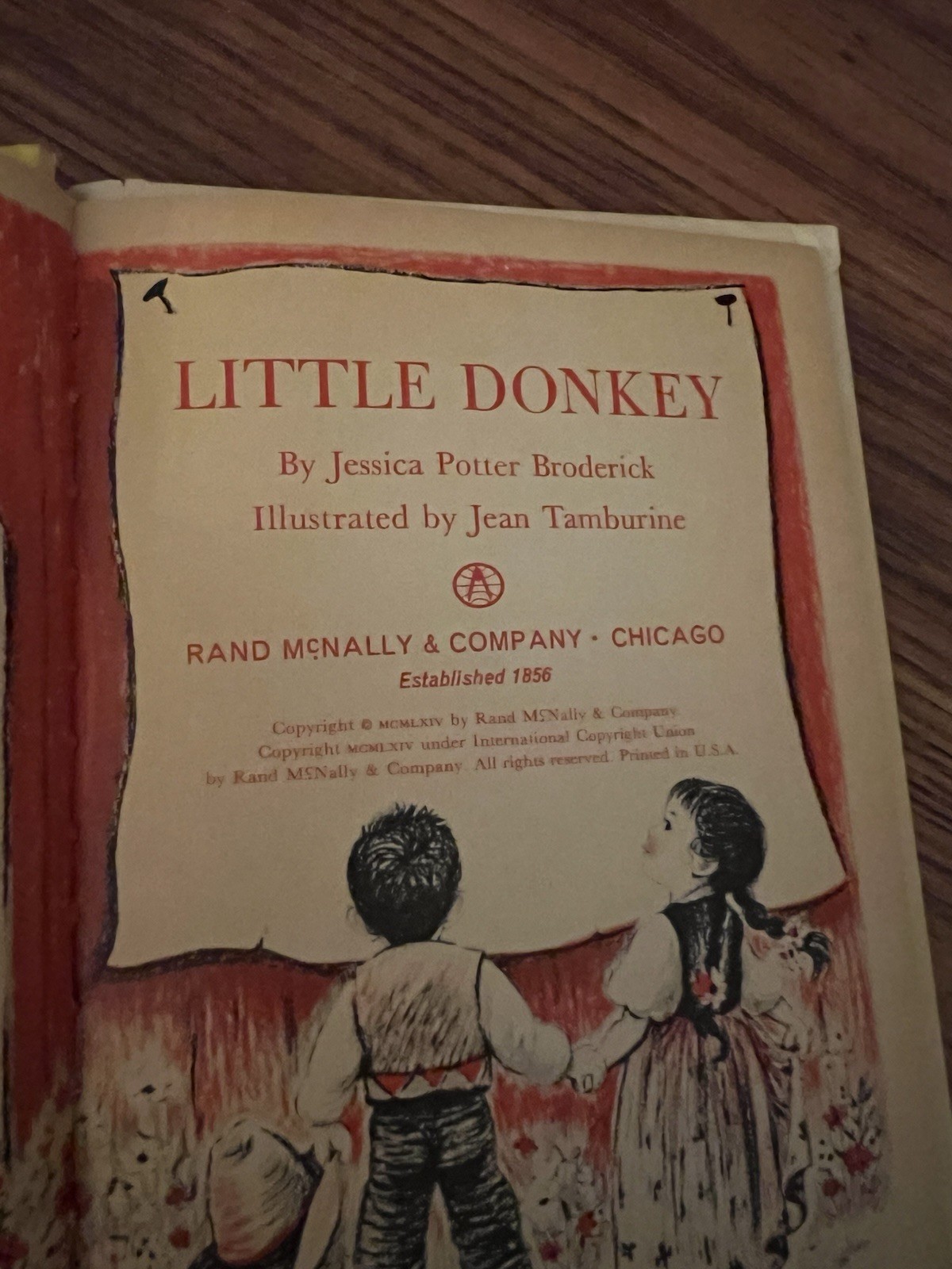 Little Donkey By Jessica Porter Broderick 1964 Vintage Hardcover Book