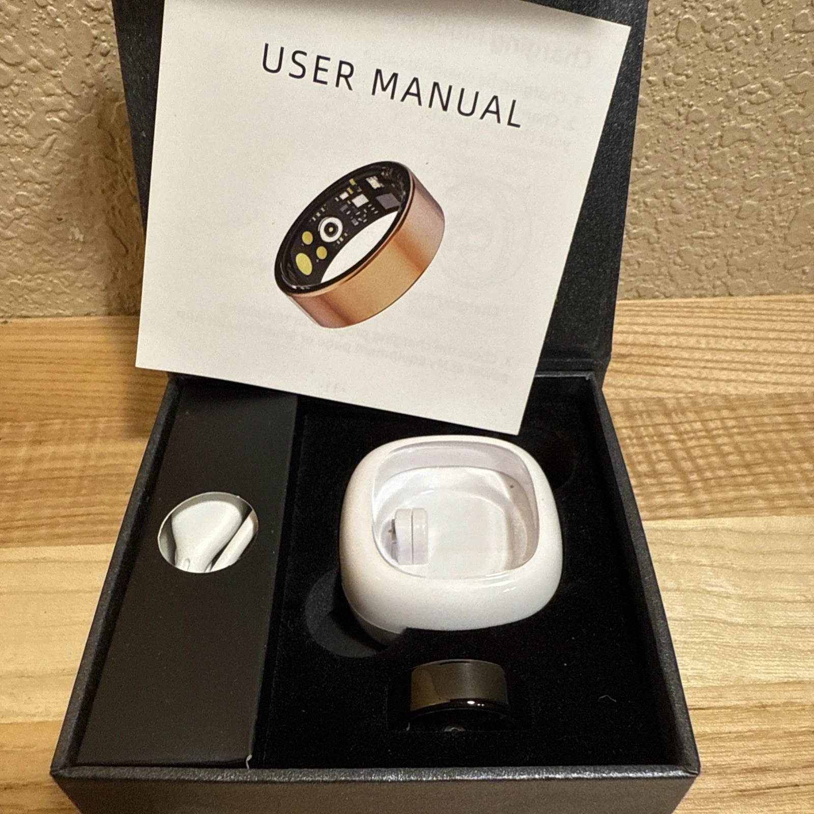YULUCKGO Smart Ring Fitness Tracker for Men/women. Size 9