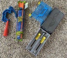 Hot Wheels 4 Pc Track 4 Connectors Portable Race Playset Track Clamp