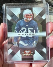 PATRICK CHUNG 2009 donruss threads ROOKIE CARD 215/999 new england patriots $1sh