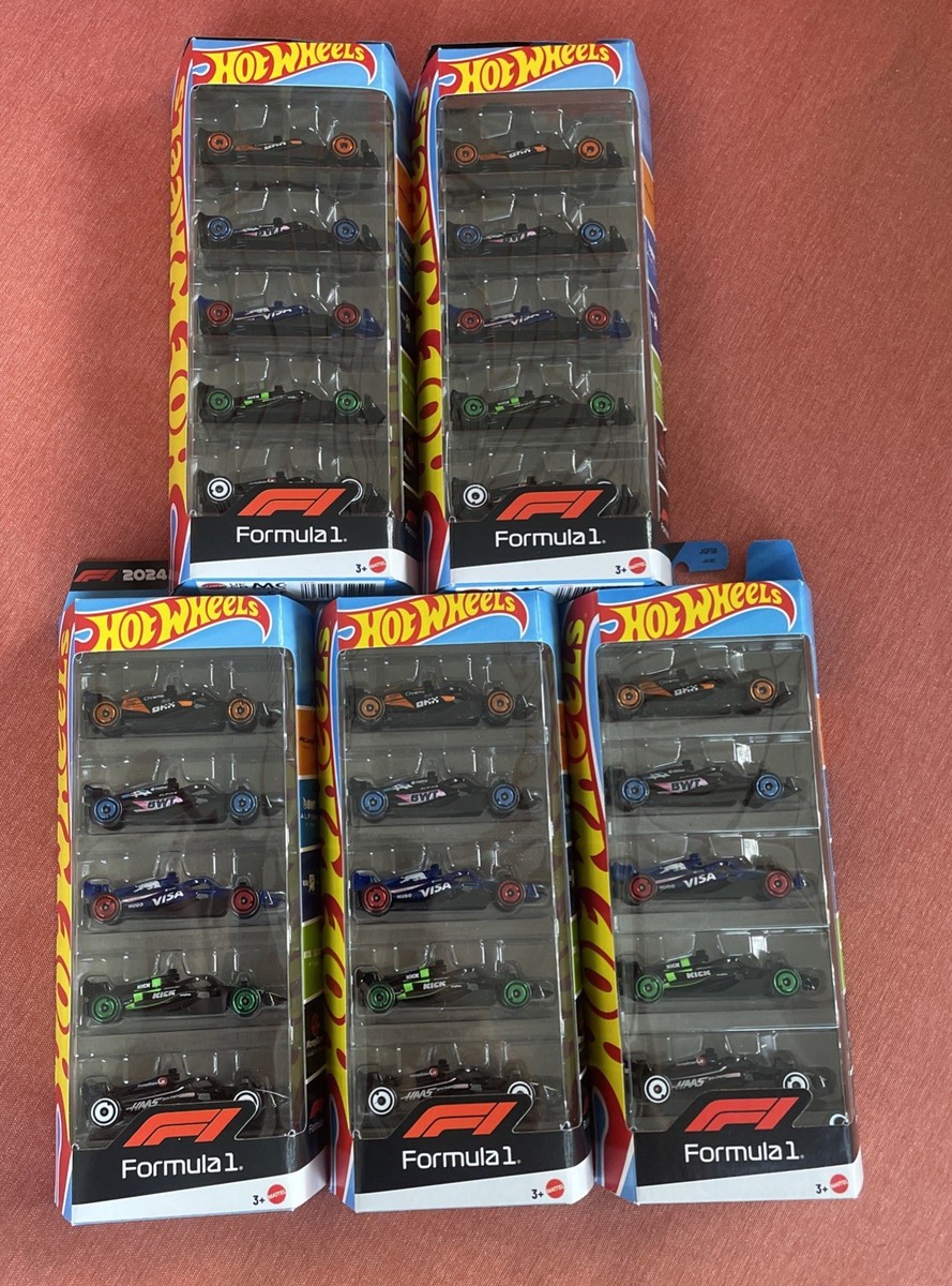 Hot Wheels 5 Pack 2024 Formula 1 F1 McLaren, Alpine, Red Bull
