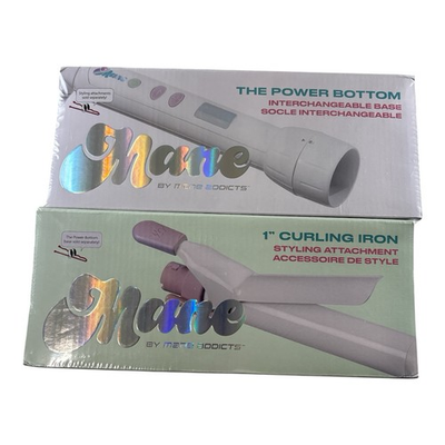 #ad Mane Addicts Power Bottom Base 1” Curling Iron Attachment NEW Sealed Hair Set $49.99