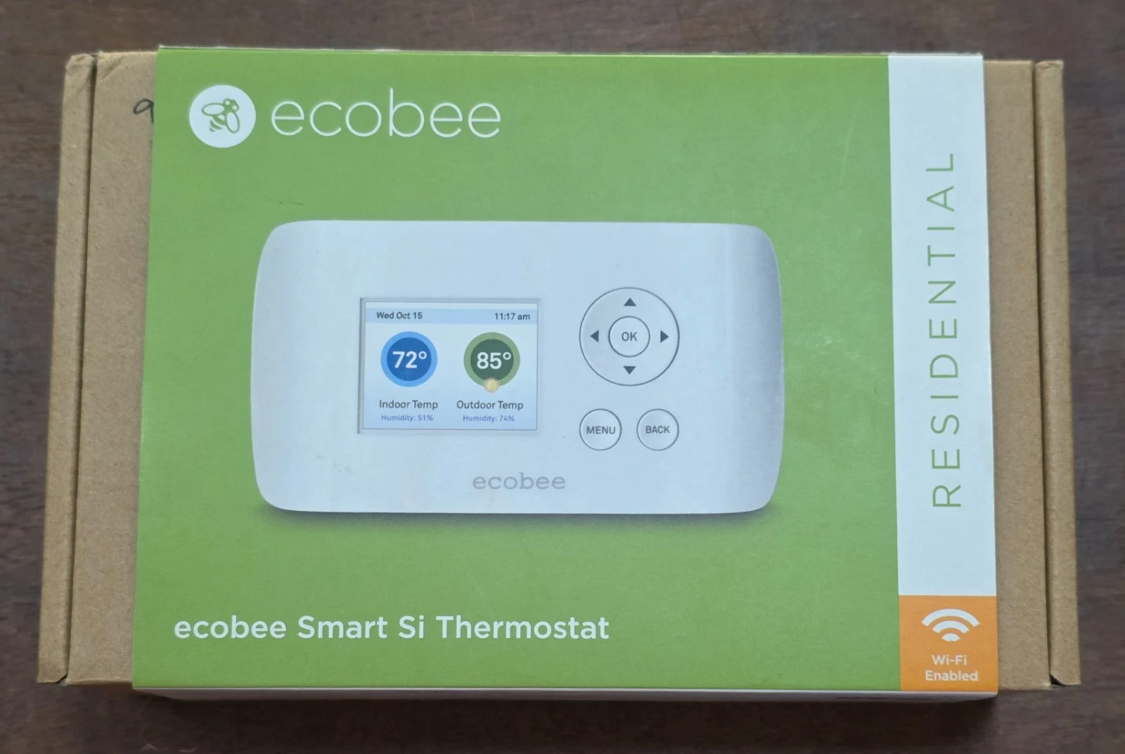 Ecobee Residential Smart Si Thermostat - Google, Alexa, Apple, Gemini Compatible