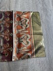 Betmar Italy Women's Scarf Metallic Foil Shimmer Scroll Design Women’s Vintage — photo 9