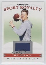 2020 Goodwin Champions Goudey Sports Royalty Memorabilia Joe Burrow #SRM-JB 0nr3