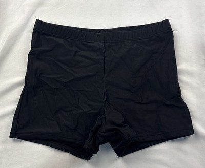 Baleaf Womens Black Surf Board Shorts Cargo Pocket Elastic Back Waist Size: L