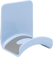 1Pcs Blue ABS Plastic Headphone Stand Hanger, Table Wall Mount Headset Holder Ho