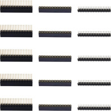 2X20 40 Pin Stacking Female Pin Header Kit Long Pin 2.54Mm Pitch for Raspberry P
