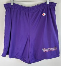 Vintage Champion NBA Toronto Raptors Men’s Basketball Shorts XL 40-42 Nylon USA