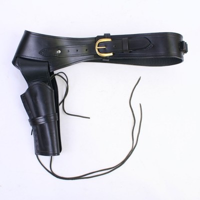 Colorado Western Cowboy Pistolenholster Gürtel Rig Leder schwarz AF198