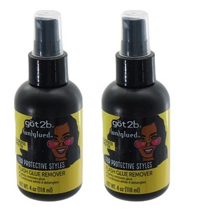 Hair Glue Remover Got2b Glued Flash Glue Remover 4 oz 2pk