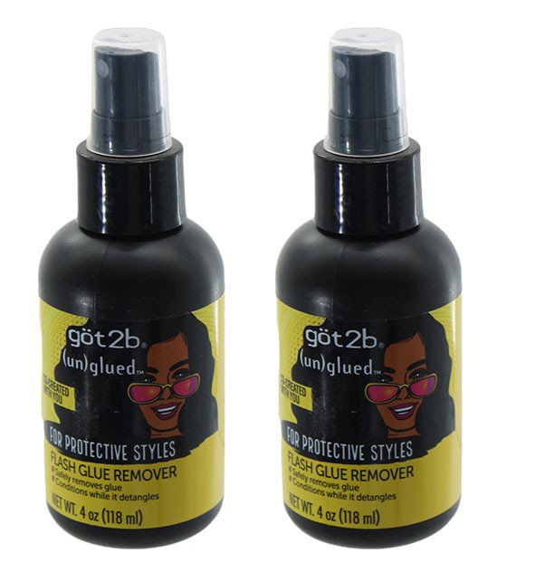 Hair Glue Remover Got2b Glued Flash Glue Remover 4 oz 2pk