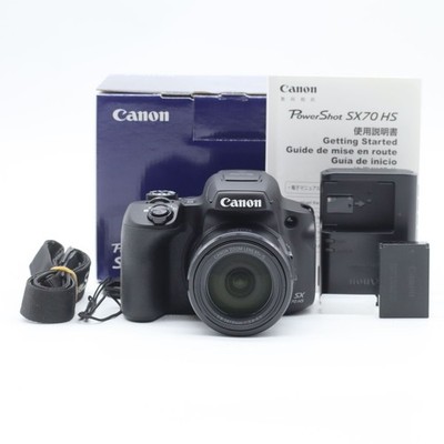 Canon PowerShot SX70 HS kompakte Digitalkamera getestet funktionierender Verk...