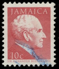 JAMAICA 652 (SG681A) - Sir Alexander Bustamante  1987 Deep Rose  (pc48415)