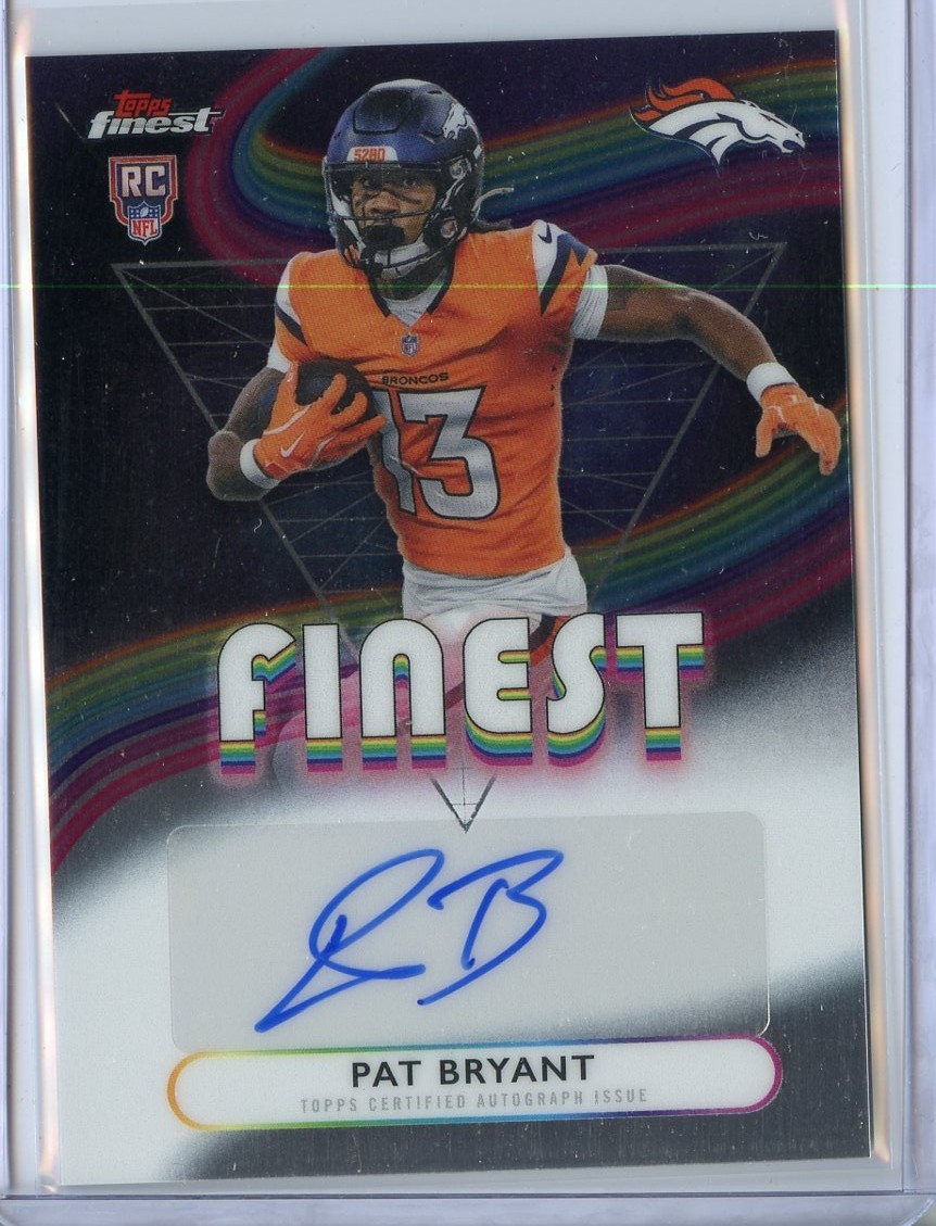 2025 Topps Finest - Rookie Finest Autographs Pat Bryant #RFA-PB RC ROOKIE