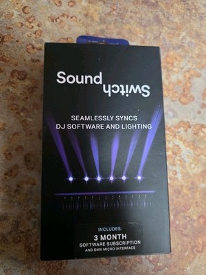 SoundSwitch Micro DMX Interface USB to DMX Converter with 3-Mount New   