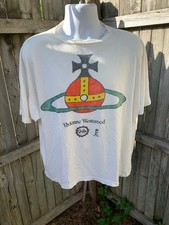 Vtg VIVIENNE WESTWOOD 1990's x "ISLAND" "Smile Jamaica" Orb "TOM BOY" T shirt
