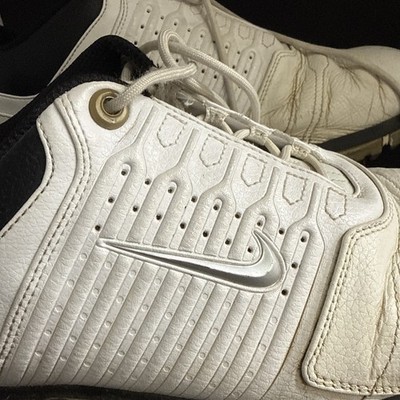 Nike Zoom Trophy Golf Shoes White Black Gold Mens Size 10 336046-101 2008