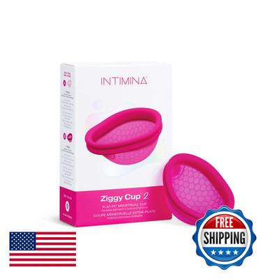 Intimina Ziggy Cup 2 - Extra-Thin Reusable Menstrual Disc Menstrual Cup