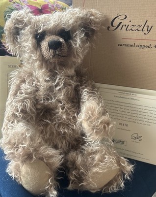 Steiff 2004 Grizzly Teddybär limitierte Auflage 40 cm, karamellfarben - EAN:661402