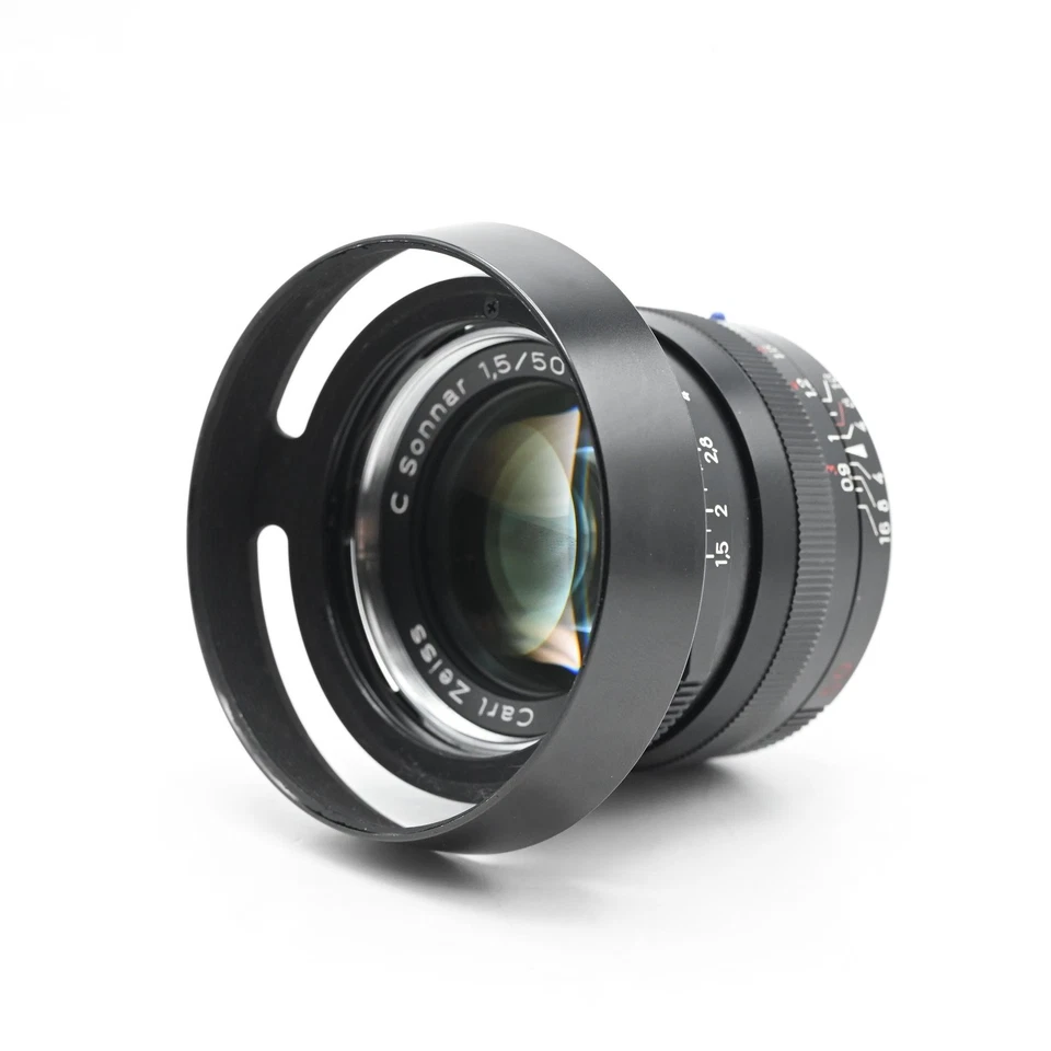 Lente de enfoque manual Zeiss 50 mm f1,5 C Sonnar T* ZM montaje Leica M #293 Foto 2 de 4