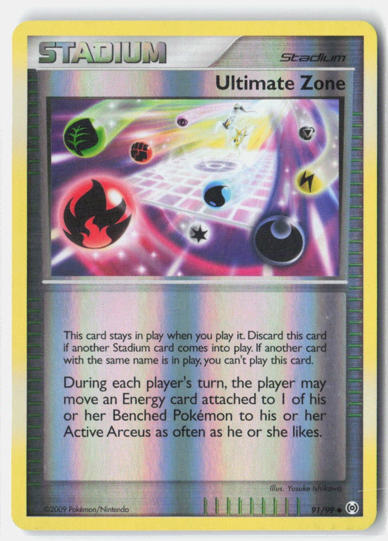 Pokemon Ultimate Zone Arceus #91/99 LP