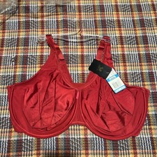Wacoal Underwire Bra Womens 42DDD Rio 601 Red Full Figure Supportive 855192 NWT